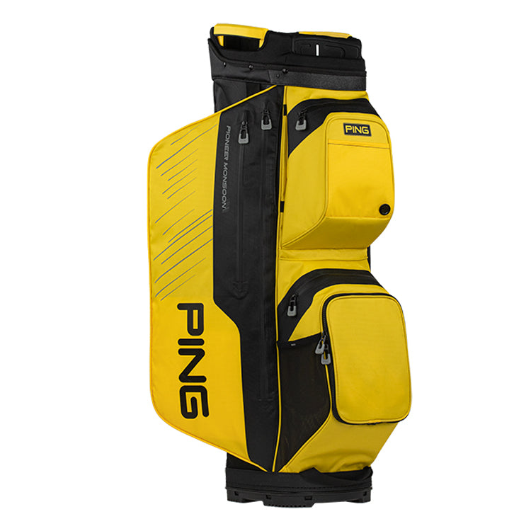 Ping Pioneer Monsoon 231 Golf Cart Bag Yellow/Black Andrew Morris Golf