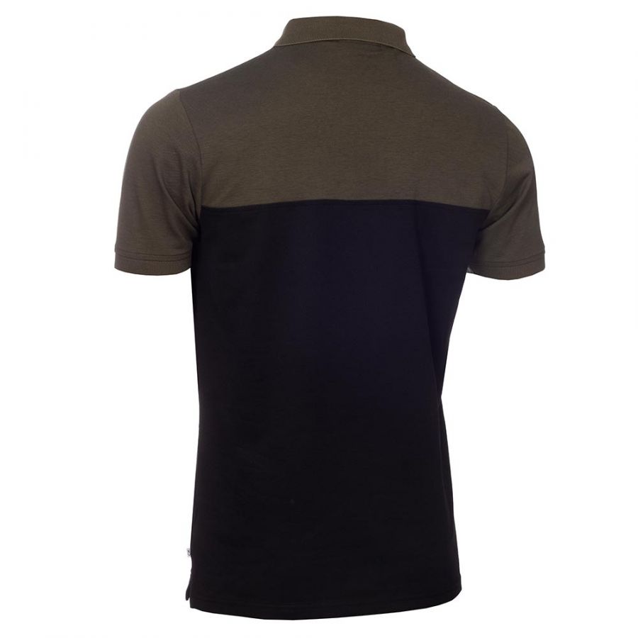 - Andrew Klein Polo Olive/Black Golf Shirt Colour Calvin Morris - Golf Block