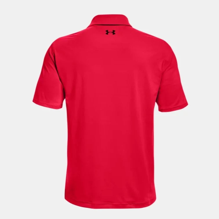Under armour red best sale golf polo