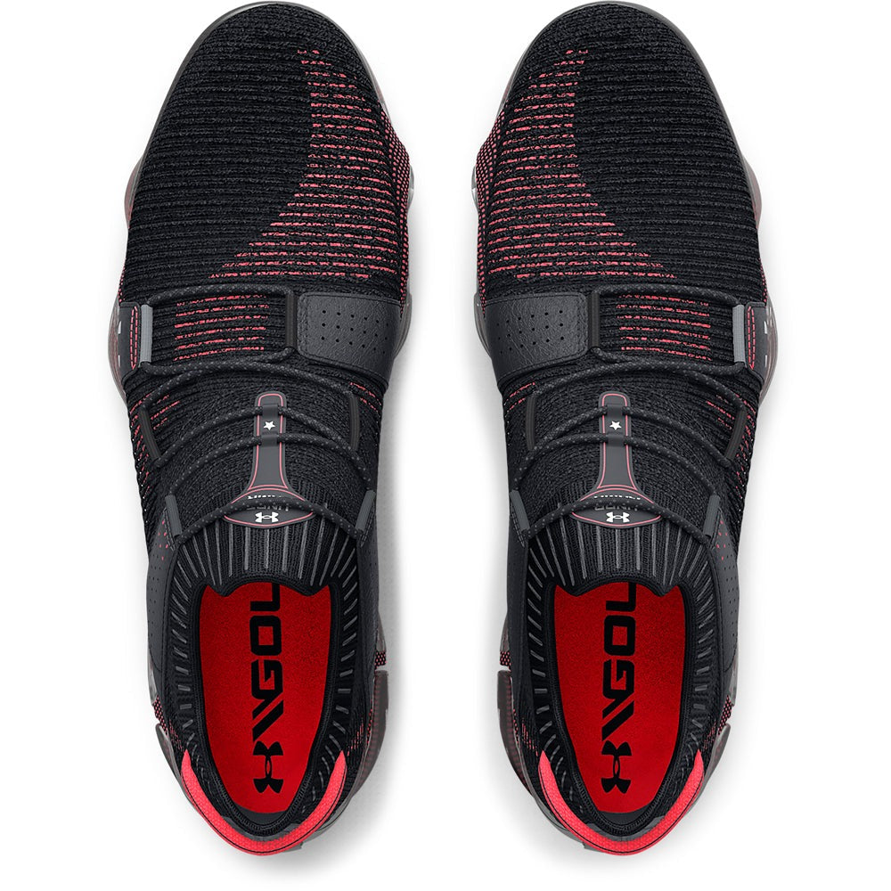 Under armour hovr hot sale black and red