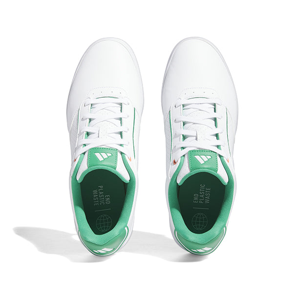 Adidas green and white golf shoes Clearance