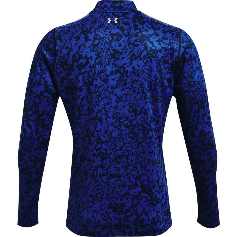 Under Armour ColdGear® Infrared Printed Mock Base Layer - Blue - Andrew  Morris Golf