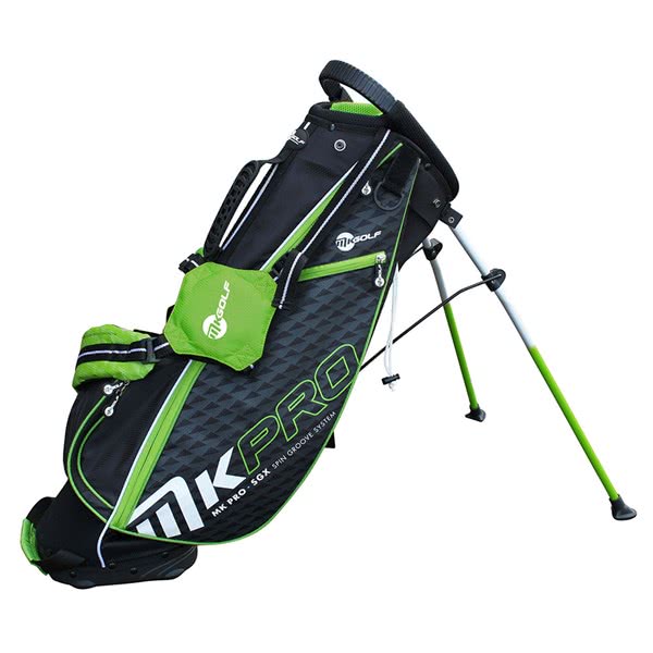 MKids Junior Golf Stand Bag Green 57" Andrew Morris Golf