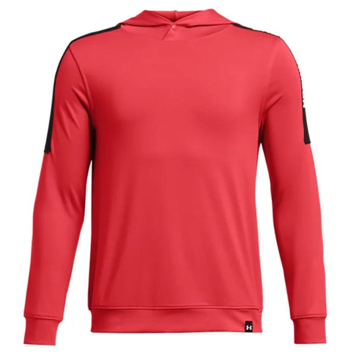 Under Armour Junior Boys Playoff Hoodie - Red Solstice / Black