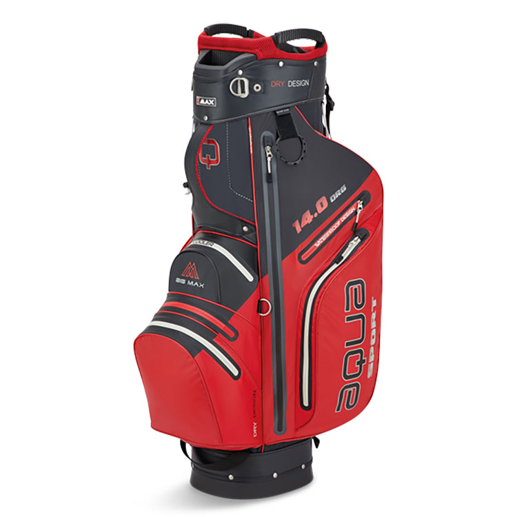 Big Max Aqua Sport 3 Golf Cart Bag - Red/Black