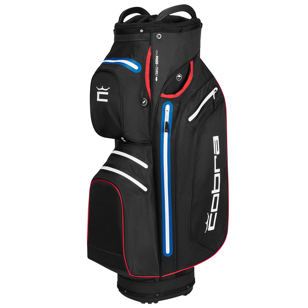 Cobra Ultradry Pro Golf Cart Bag - Black/Electric Blue