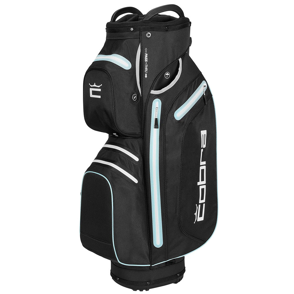Cobra Ultradry Pro Golf Cart Bag - Black/Cool Blue