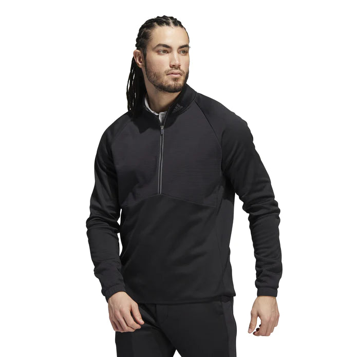adidas Cold Ready 1/4 Zip Golf Pullover - Black
