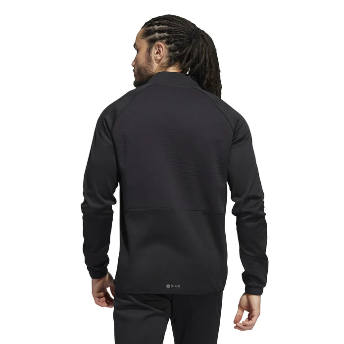 adidas Cold Ready 1/4 Zip Golf Pullover - Black