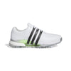 adidas Tour 360 24 Boost Golf Shoes - White/Black/Green Spark