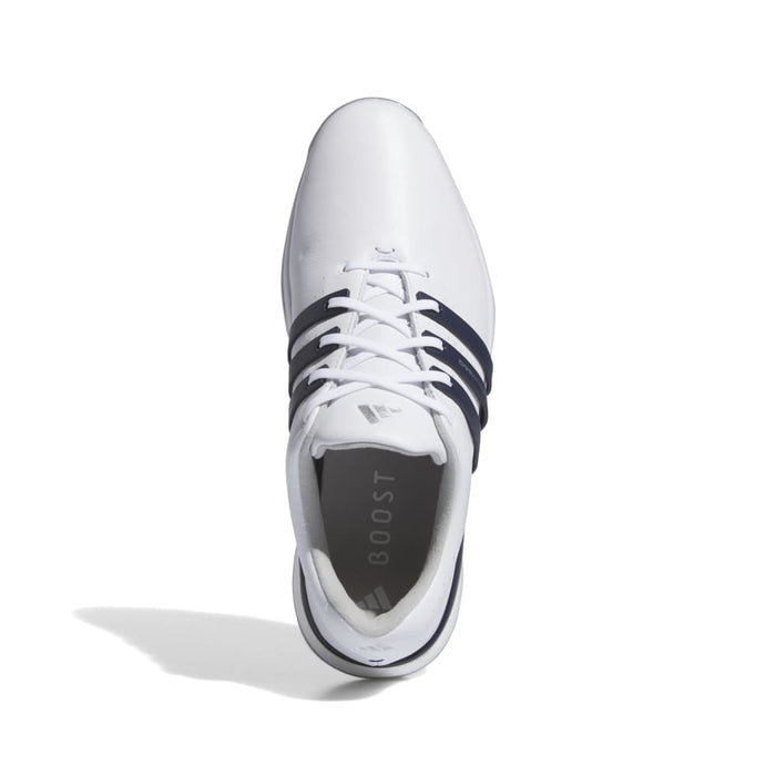 adidas Tour 360 24 Boost Golf Shoes - White/Collegiate Navy