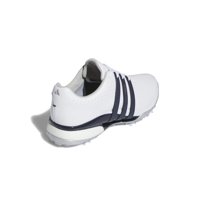 adidas Tour 360 24 Boost Golf Shoes - White/Collegiate Navy