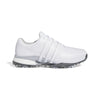 adidas Tour 360 24 Boost Golf Shoes - White/Silver - Wide Fit