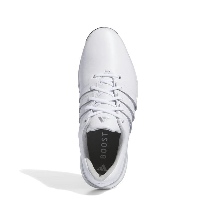 adidas Tour 360 24 Boost Golf Shoes - White/Silver - Wide Fit