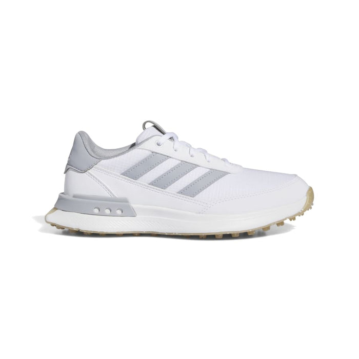 adidas S2G SL Junior Golf Shoes - Cloud White/Halo Silver/Gum