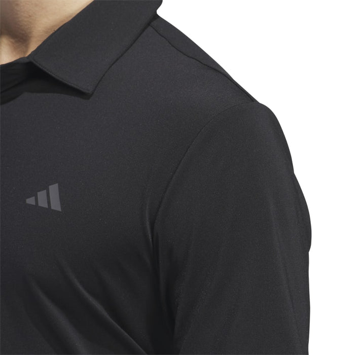 adidas Ultimate365 Solid LC Golf Polo Shirt - Black