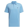 adidas Ultimate365 Solid LC Golf Polo Shirt - Semi Blue Burst