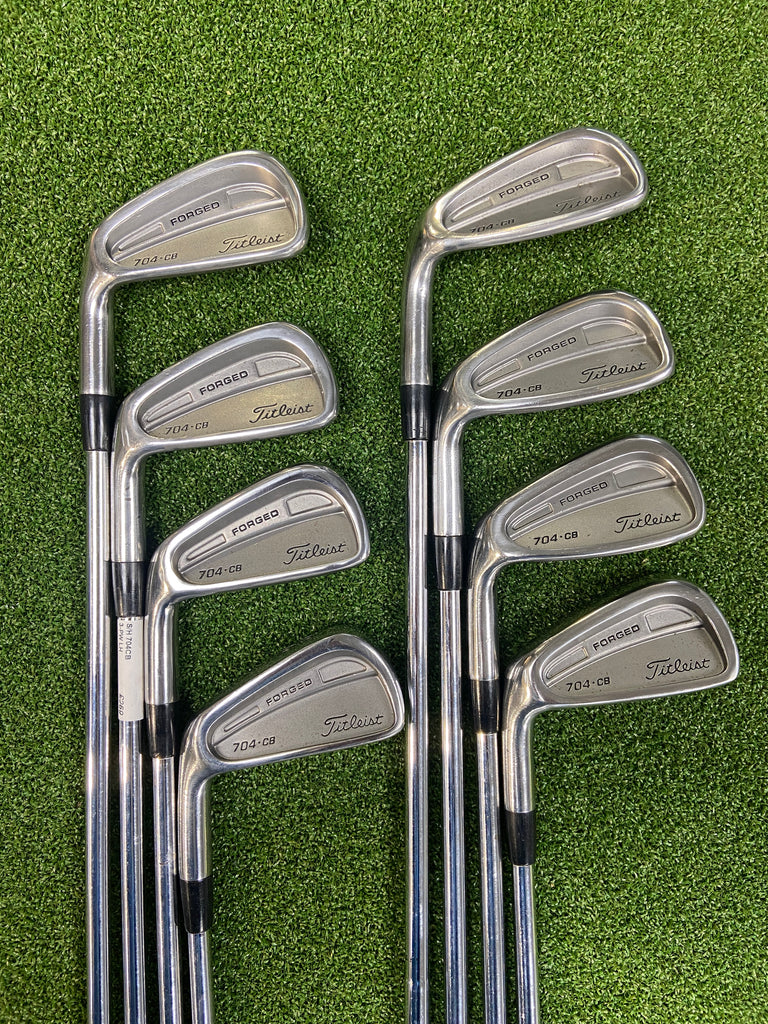 Titleist 704.CB Lefthanded Golf Irons - Secondhand