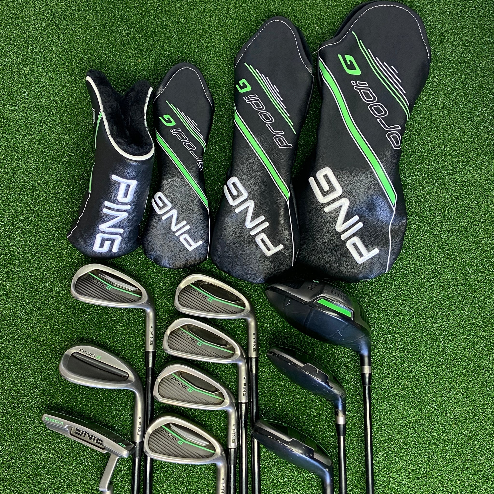 PING Prodi G Junior 11 Piece Golf Package Set 56" Secondhand (New Ba