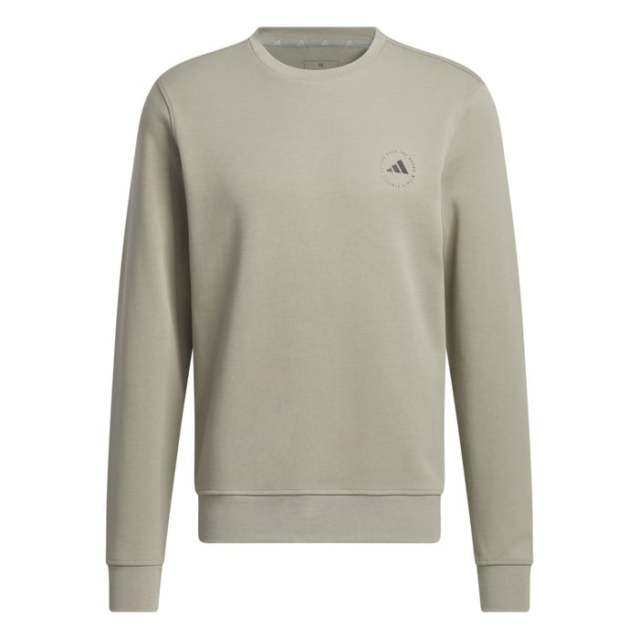 adidas Core Crew Golf Jumper Grey Andrew Morris Golf