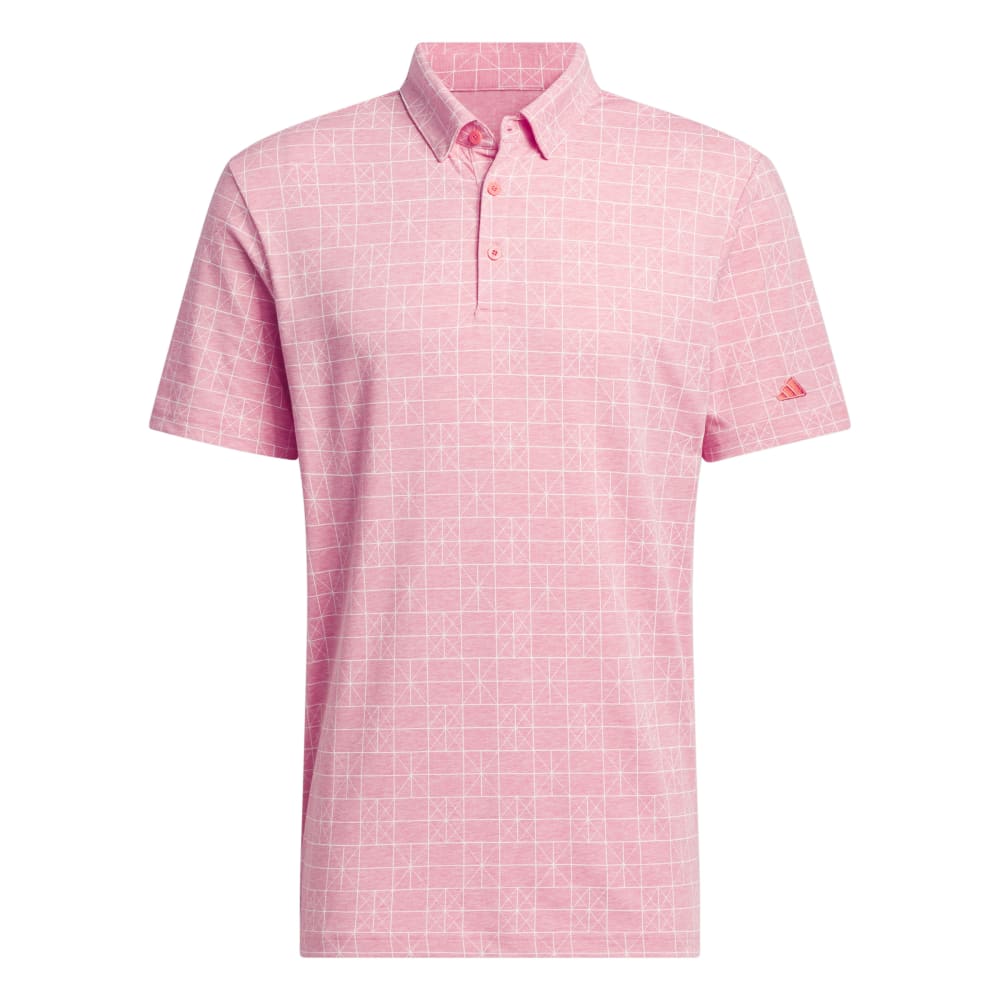 adidas GO-TO Novelty Golf Polo Shirt - Preloved Scarlet