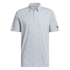 adidas GO-TO Printed Golf Polo Shirt - Grey