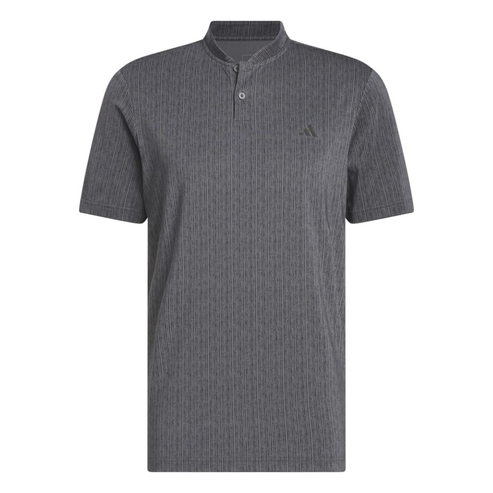 adidas Sport Stripe Golf Polo Shirt - Grey