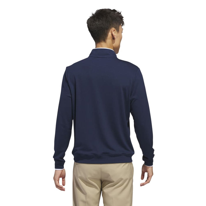 adidas Lightweight 1/4 Zip Golf Pullover - Collegiate Navy