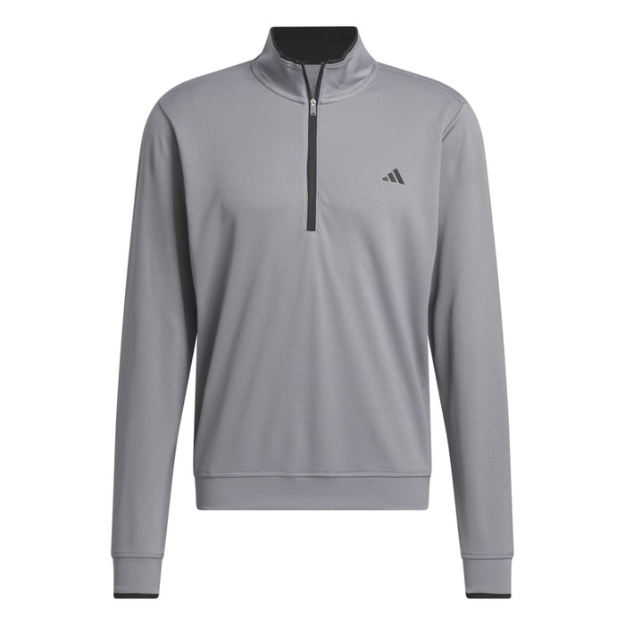 adidas Core Lightweight 1/4 Zip Golf Pullover - Grey Three