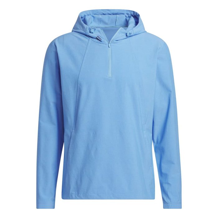 adidas Ultimate365 Club Anorak Golf Pullover - Semi Blue Burst