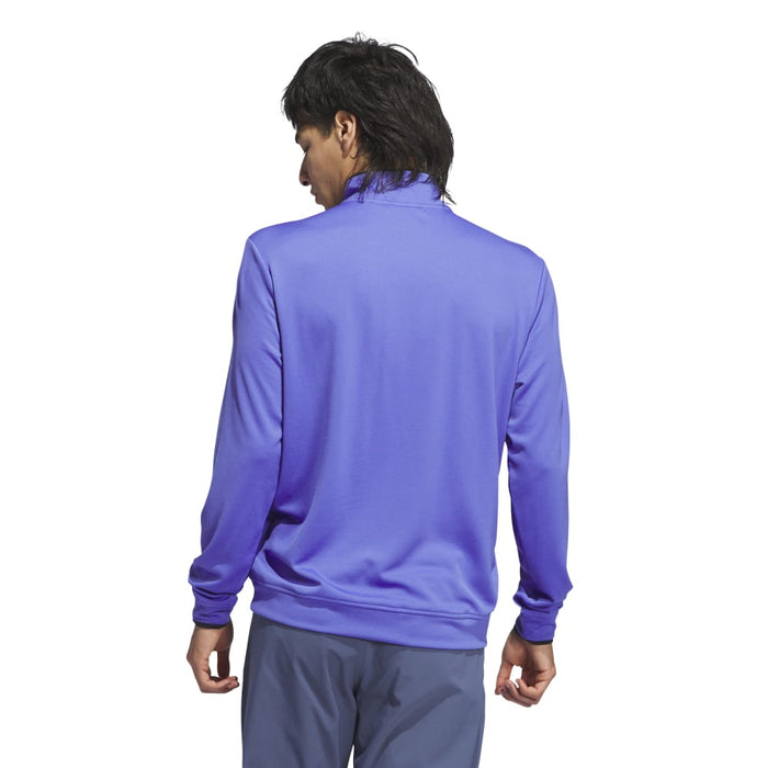 adidas Core Lightweight 1/4 Zip Golf Pullover - Purple