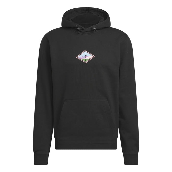 adidas Tech Graphics Golf Hoodie - Black