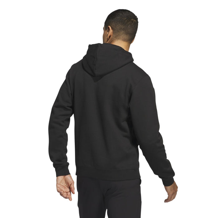 adidas Tech Graphics Golf Hoodie - Black