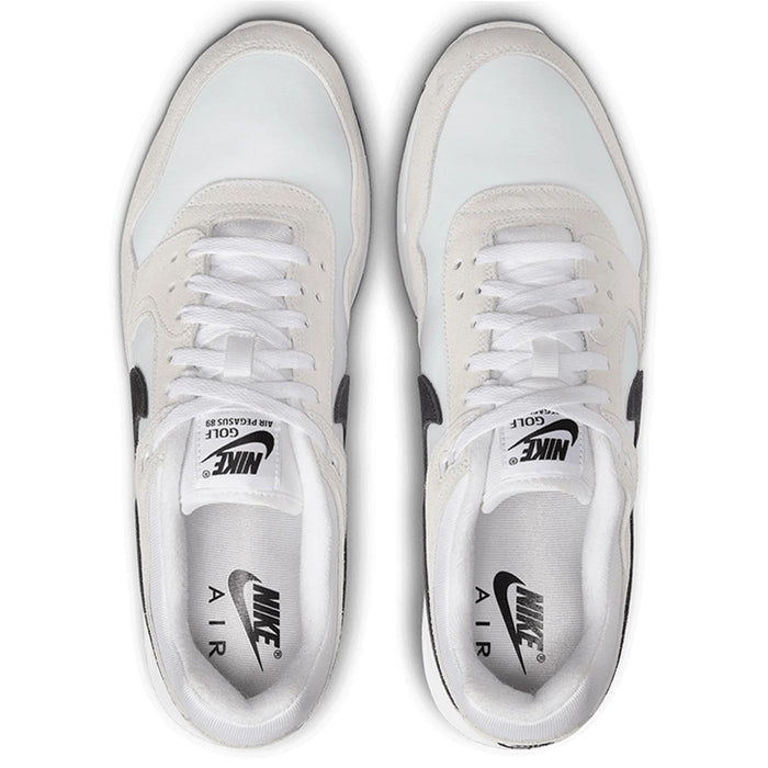 Nike Air Pegasus 89 Golf Shoes - White/Black/Platinum Tint