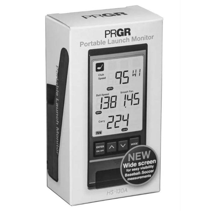 PRGR Portable Golf Launch Monitor - Black