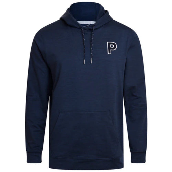 Puma Cloudspun Patch Hoodie - Deep Navy Heather