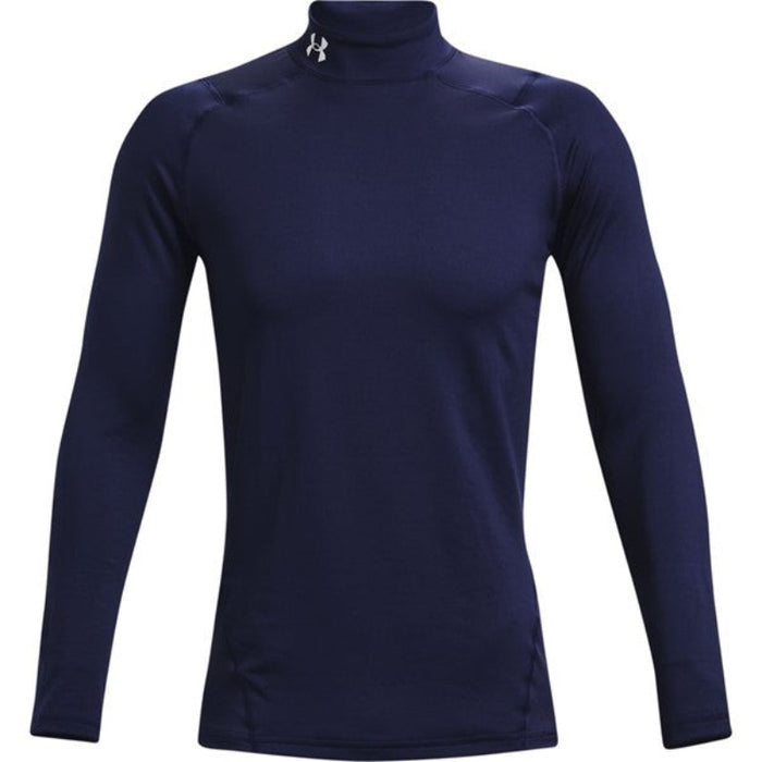 Under Armour ColdGear Fitted Golf Mock - Navy