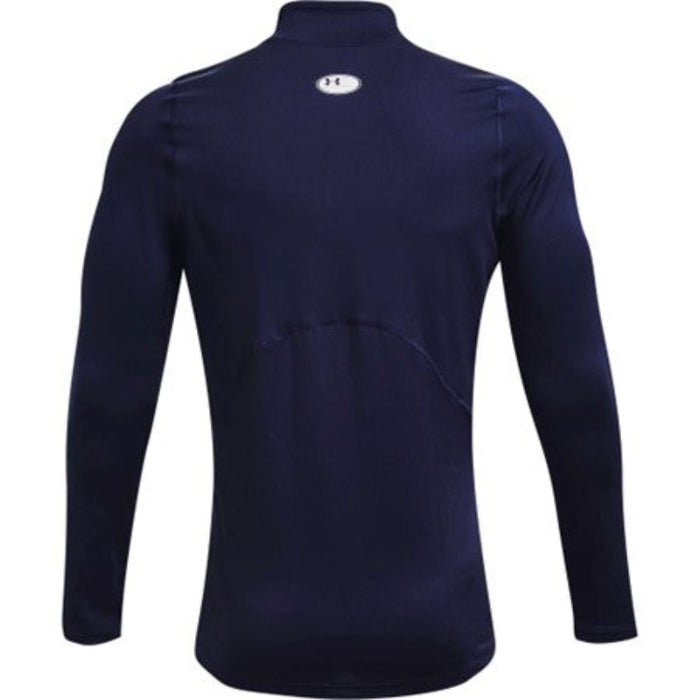 Under Armour ColdGear Fitted Golf Mock - Navy