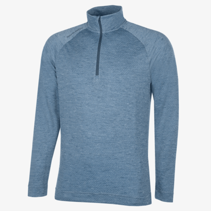 Galvin Green Dion Insulating Golf Mid Layer - Blue Melange