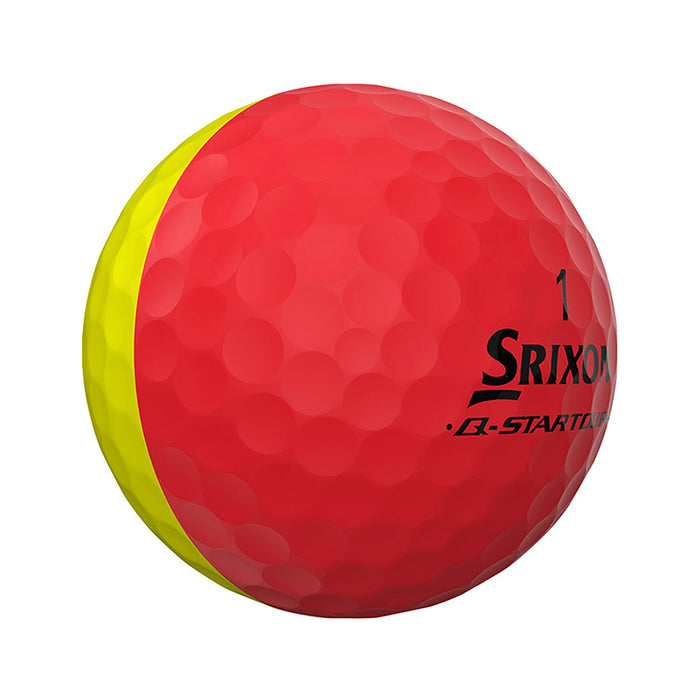 Srixon Q Star Tour Divide Golf Balls - Red