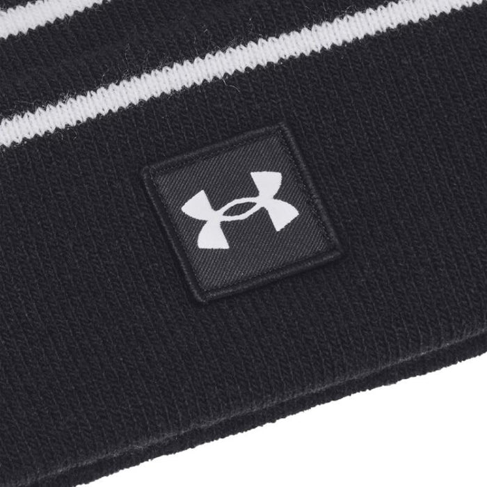 Under Armour Halftime Pom Golf Beanie - Black/White