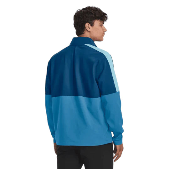Under Armour Storm Windstrike 1 2 Zip Golf Top Varsity Blue Cosmic Blue