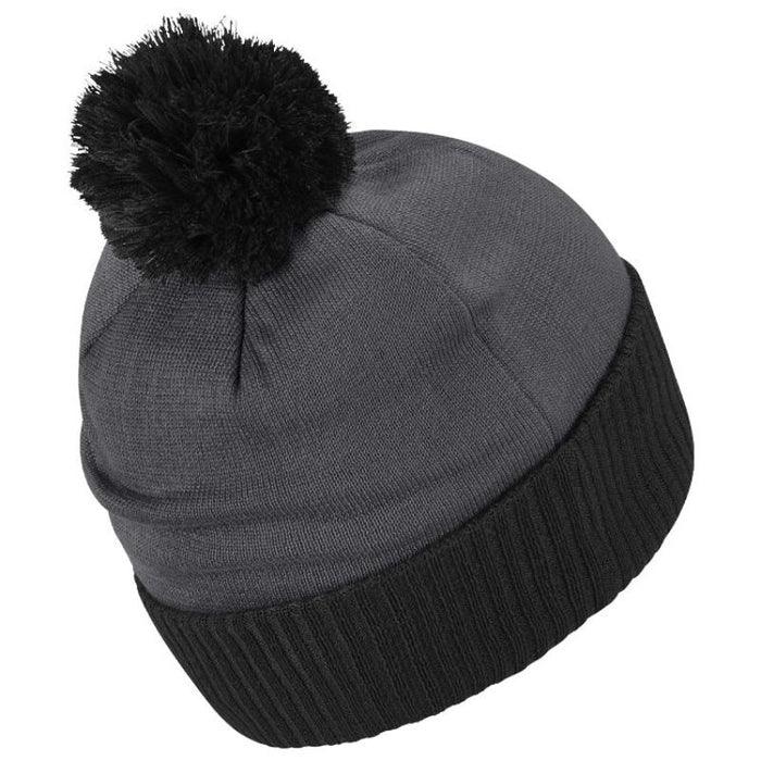 Adidas Pom 3 Stripe Golf Beanie - Grey Six/Black