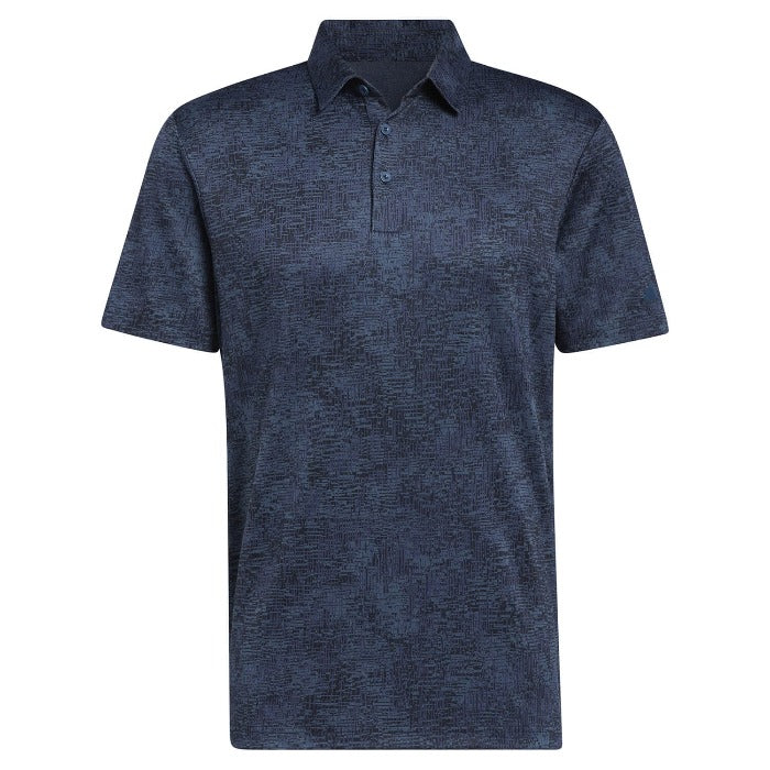 adidas Aerial Jacquard Golf Polo Shirt - Artic Night