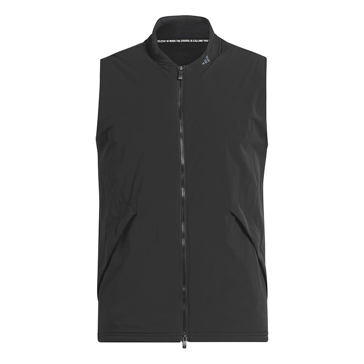 adidas Ultimate365 Tour Frost Guard Full Zip Golf Vest - Black