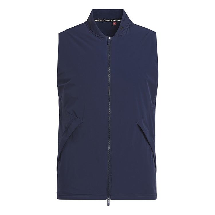 adidas Ultimate365 Tour Frost Guard Full Zip Golf Vest - Navy