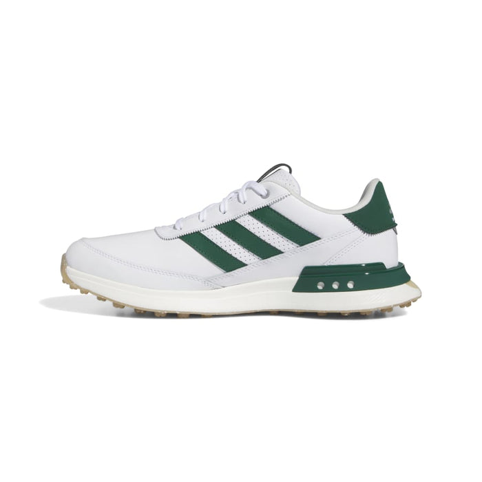 adidas S2G SL Leather Golf Shoes - White/Green