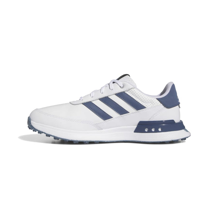 adidas S2G SL Leather Golf Shoes - White/Navy