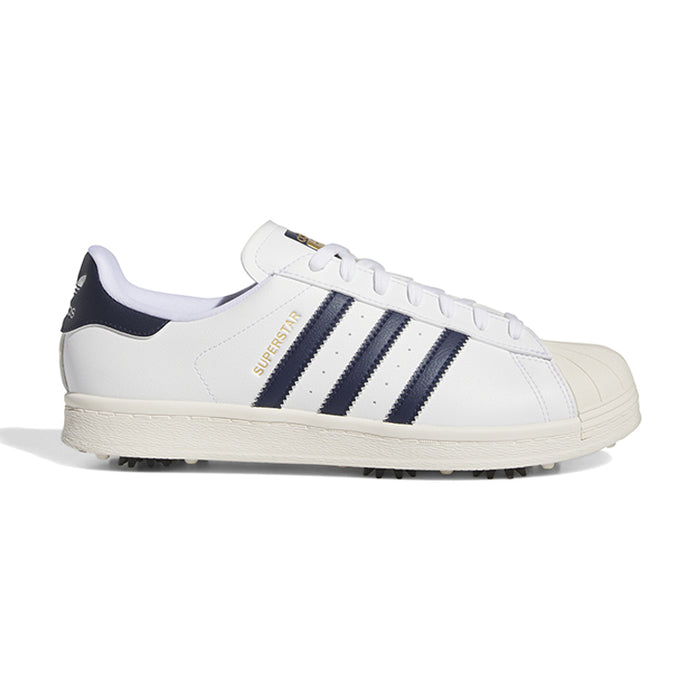 Adidas Superstar Golf Shoes - White/Navy