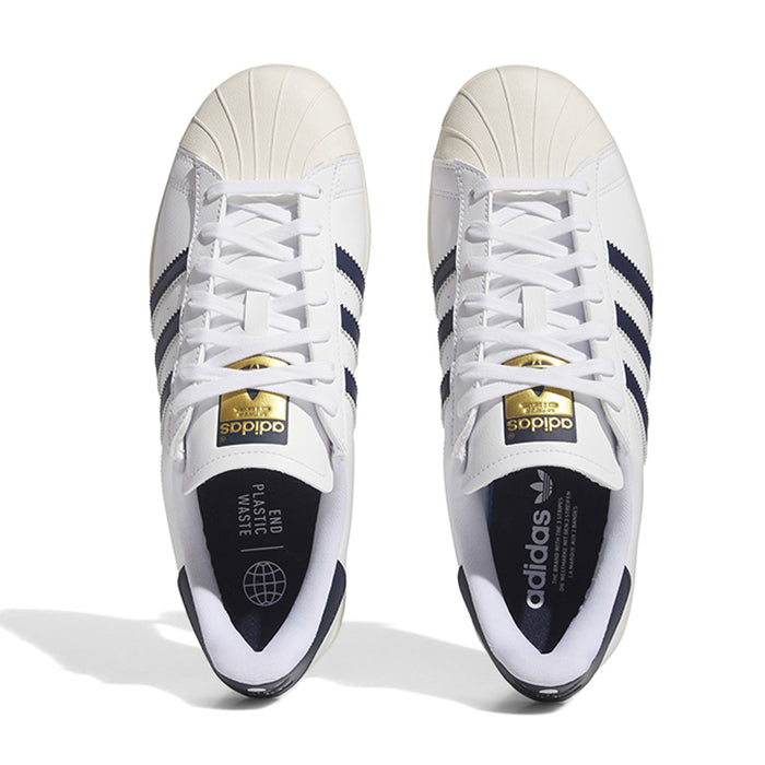 Adidas Superstar Golf Shoes - White/Navy